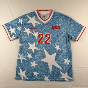 Streaker Sports USA National Team 1994 World Cup Jersey #22 Lalas Mens 2XL Stars